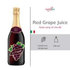 Rượu vang nổ Red Grape Juice Giacobazzi 750ml