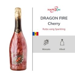 Rượu vang sparkling Dragon Fire Vị Cherry 750ml